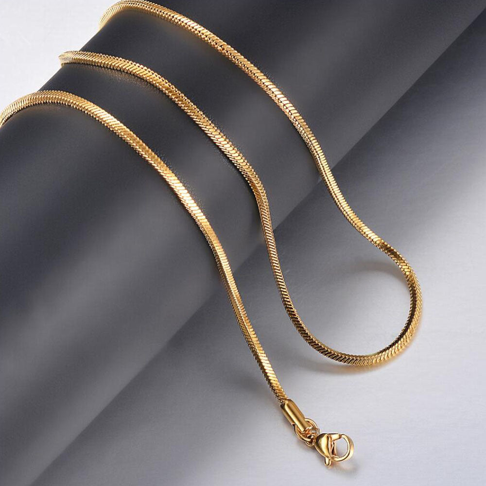 Aurum Classic Snake Chain Necklace