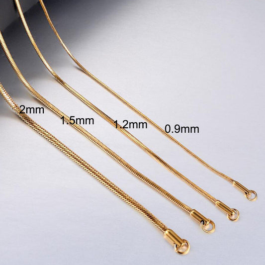 Aurum Classic Snake Chain Necklace