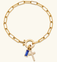Aurum Moon-Stone Love Knot Bracelet