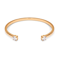 Aurum Twin-Zircon Gold Bracelet