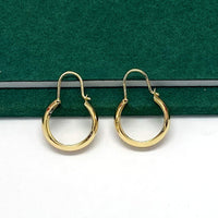 Aurum Trend Gold Plated Hoop Earrings