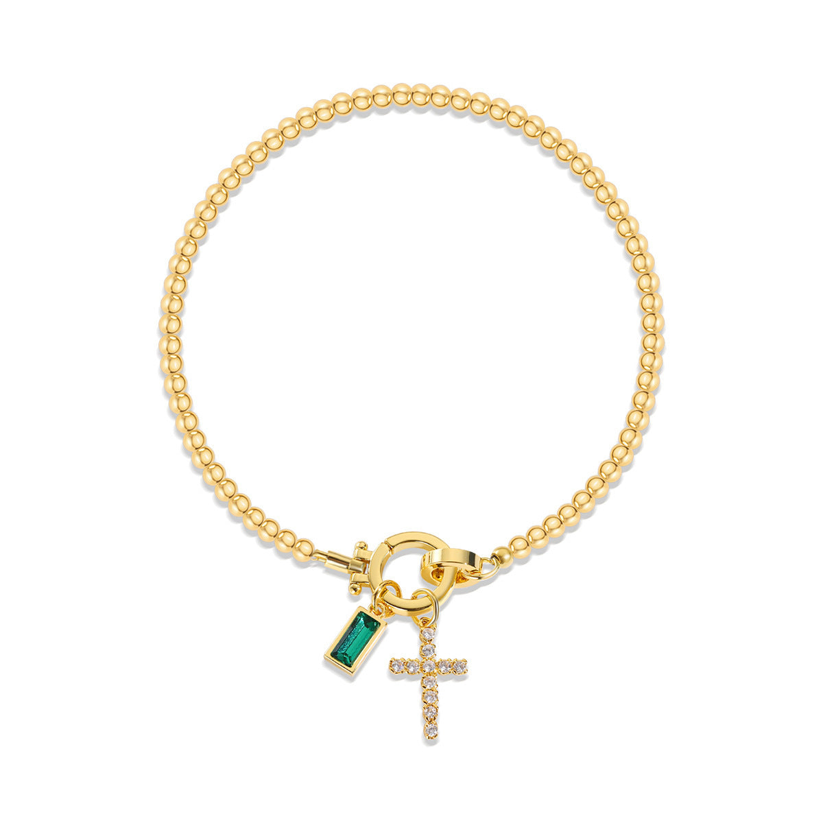 Aurum Moon-Stone Love Knot Bracelet