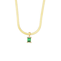 Aurum Diamond Square Pendant Necklace